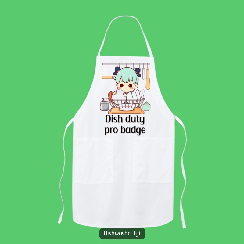 Funny Determined Dish Arranger Apron: Kitchen Humor for the Meticulous Gift