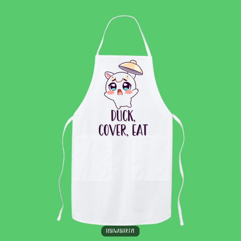 Funny Dodging Dish Apron - Cook Without Getting Hit!