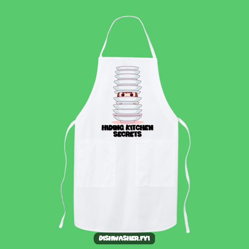 Funny Hiding Character Apron: Cook with Playful Secrecy