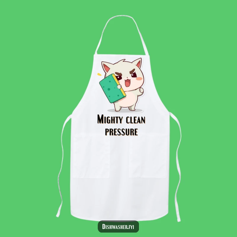 Funny Determined Character Apron: Hilarious Kitchen Wear for Tough Jobs