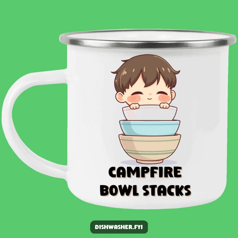Funny Bowl Master Campfire Mug: Enjoy Drinks with Domestic Bliss Outdoors