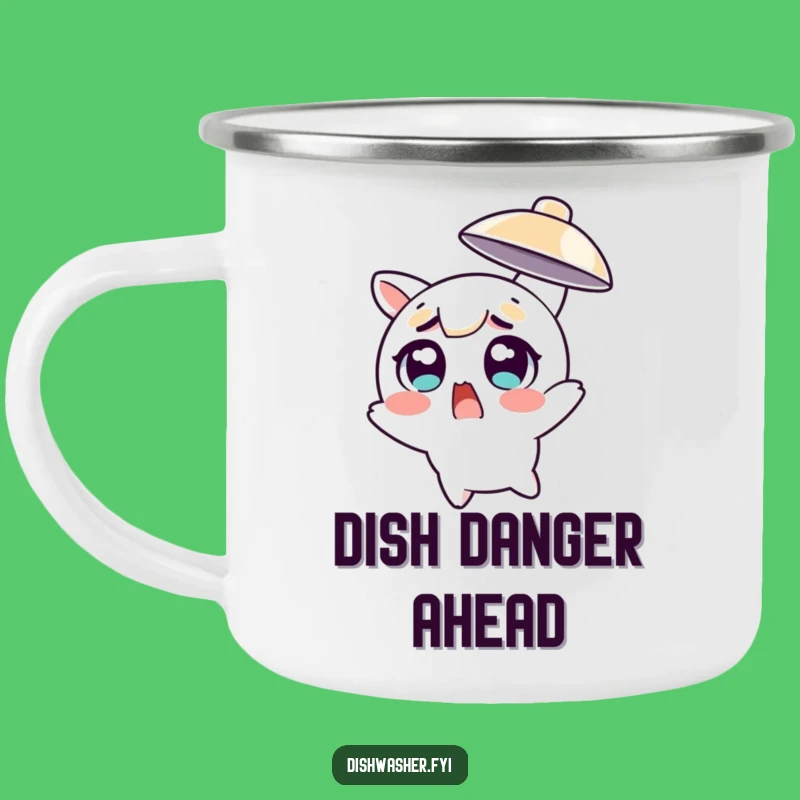 Funny Dodging Dish Camping Mug - Adventure & Escape