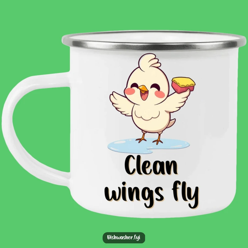 Funny Wiping Bird Camping Mug: Cheerful Sips Outdoors, A Great Funny Gift