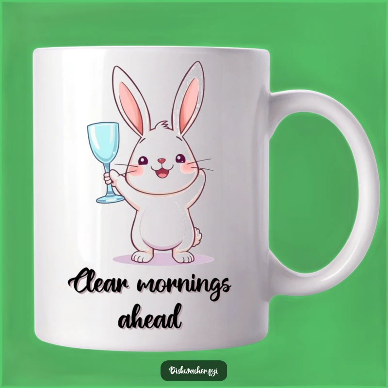 Funny Sparkling Rabbit Mug: A Triumph of Cleanliness, Perfect Funny Gift for Bunny Lovers