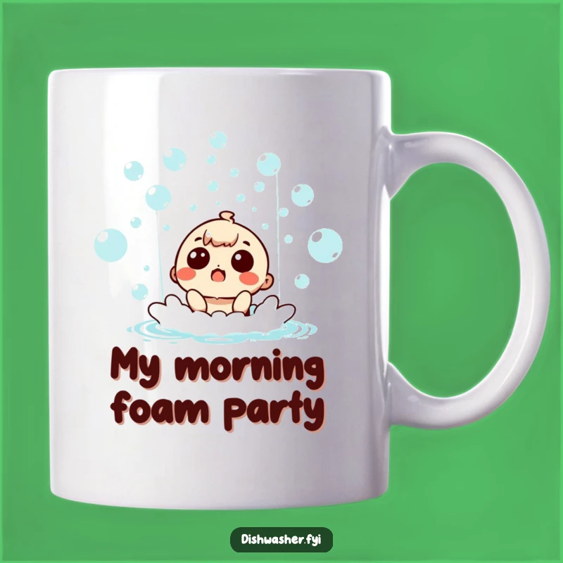 Funny Surprised Character Bubble Bath Mug - A Hilarious Gift Idea