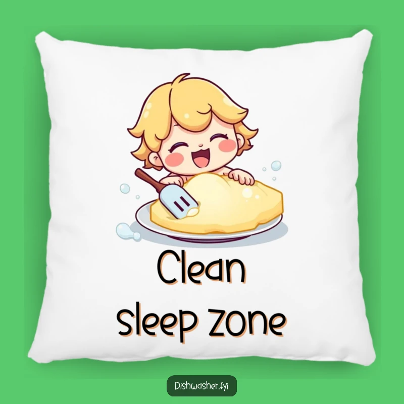 Funny Cleaning Comfort Pillow: Relax After Chores, A Comfy Funny Accent Gift