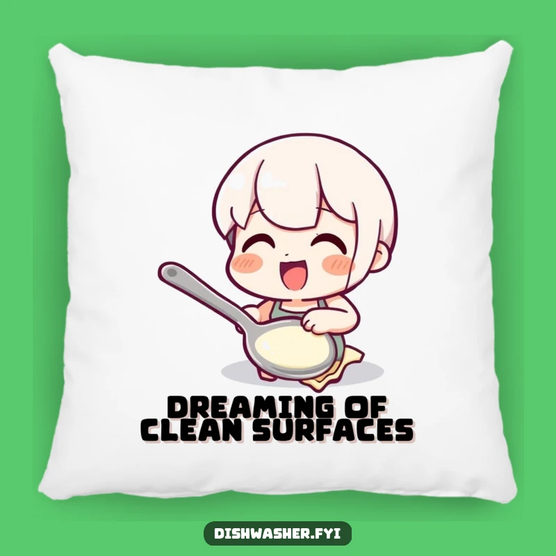 Funny Polishing Spoon Pillow: Snuggle Up with Sparkling Comfort