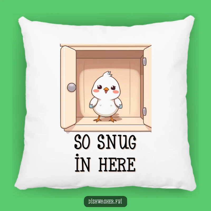 Funny Bird Cupboard Pillow: Comfy Cushion with a Happy Avian Surprise, A Plush Funny Gift