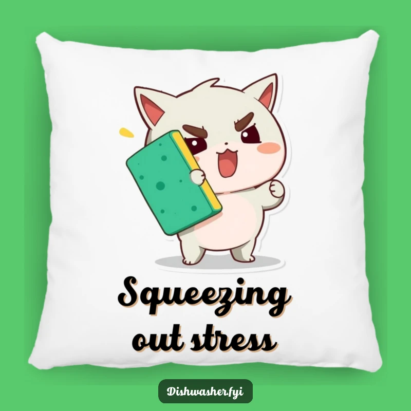 Funny Determined Character Pillow: Soft & Hilarious Comfort for Resilience