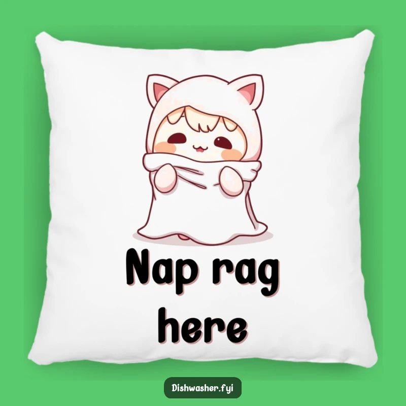 Funny Dishrag Character Pillow: Snuggle Up with This Mischievous Design