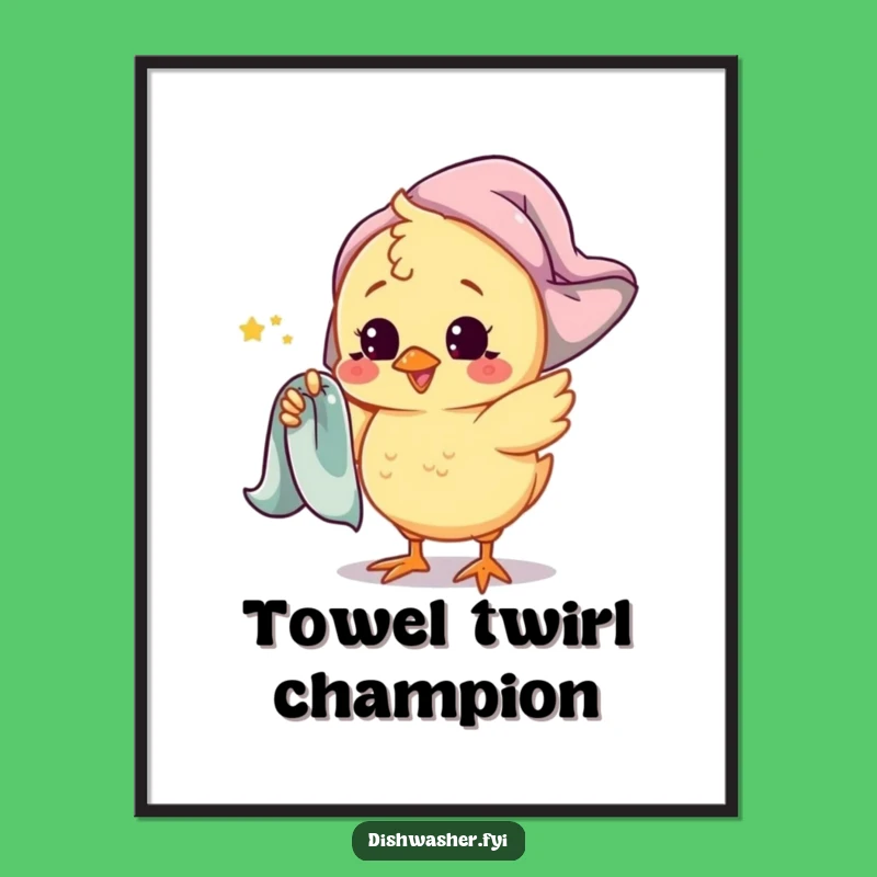 Funny Chick Digital Art: Playful Spinner, Instant Download, Perfect Funny Gift