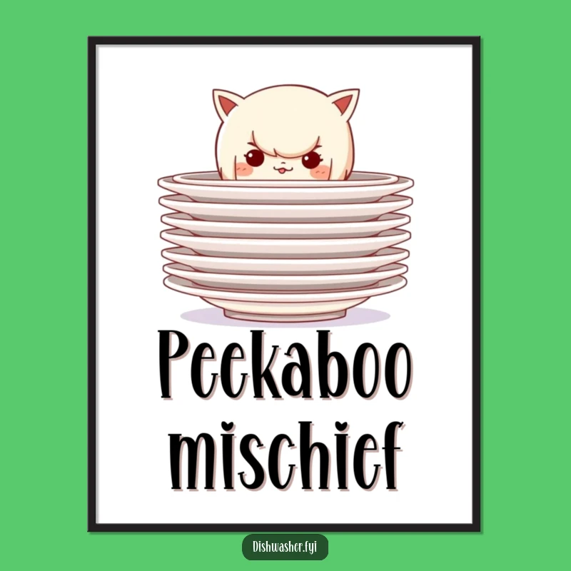 Funny Mischief Digital Print: Instant Hidden Fun for Your Space