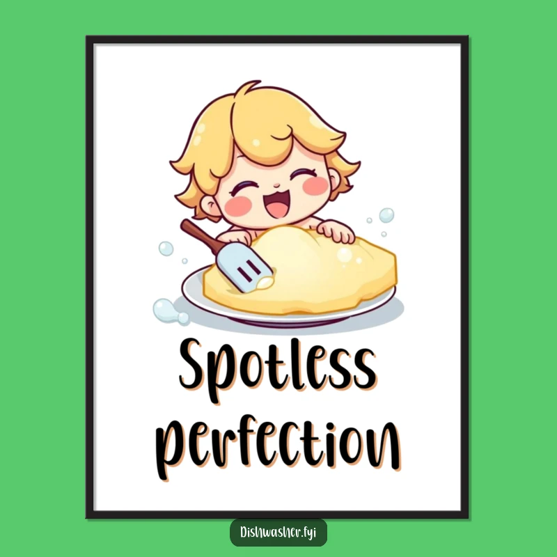 Funny Cleaning Action Digital Art: Instant Sparkle For Your Walls, A Perfect Funny Digital Gift