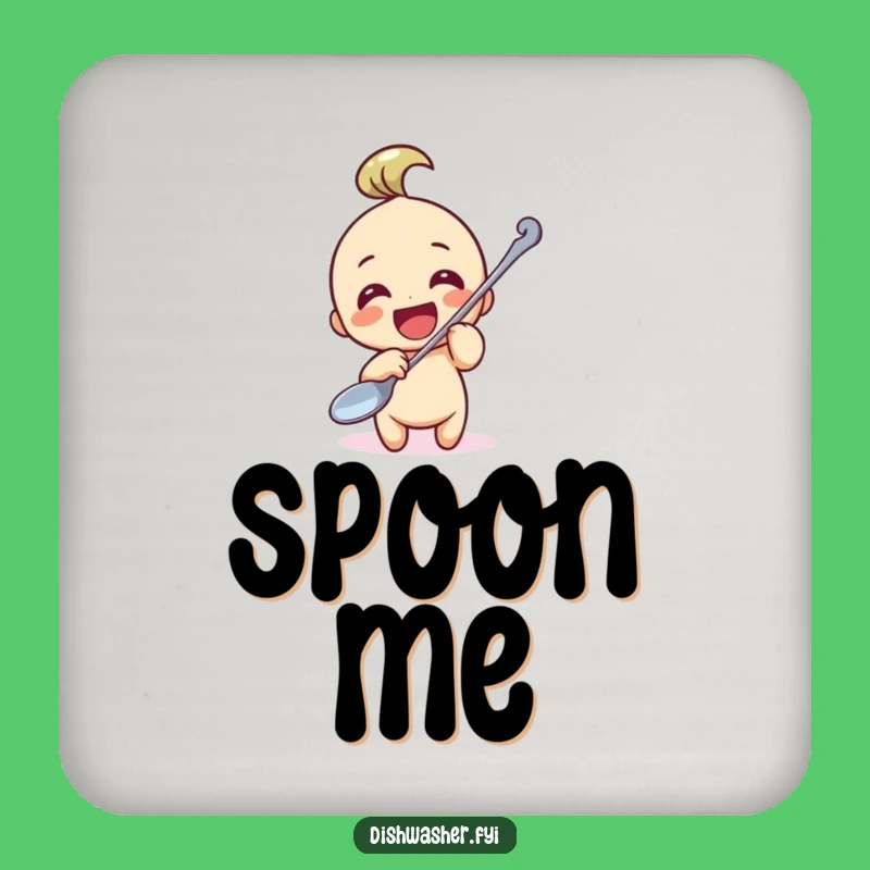 Funny Spoon Polisher Coasters: Protect Surfaces with Hilarious Character Art