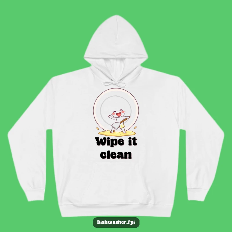 Cozy Funny Cleaning Character Hoodie: Scrubbing Comfortably with Gusto