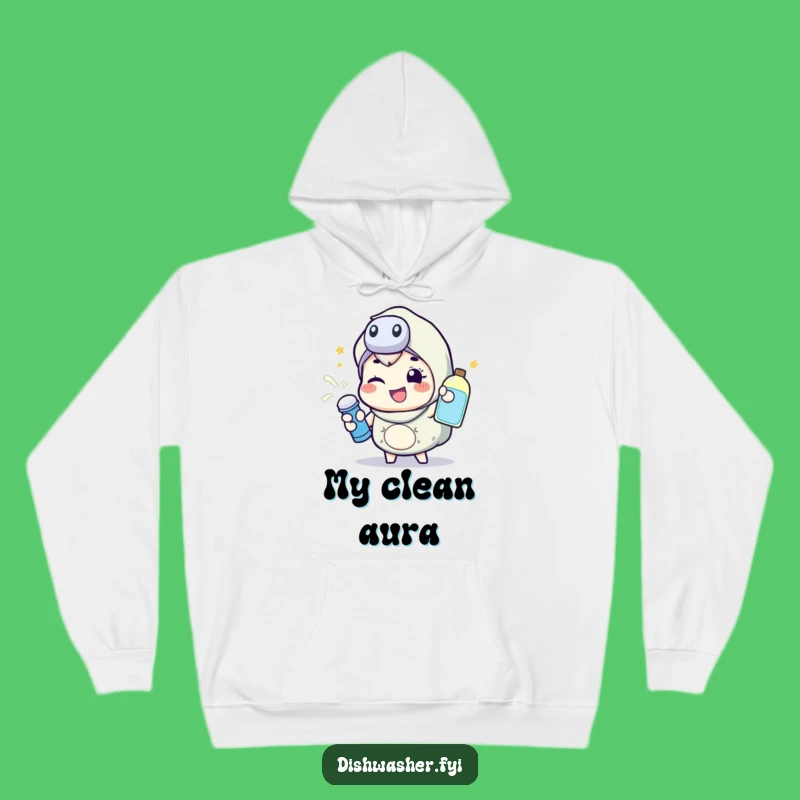 Funny Spraying Character Hoodie: Cozy Energetic Gift for Happy Homes