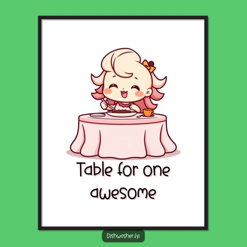 Funny Free Printable Wall Art: Beaming Host Character, Elegant Downloadable Home Decor!