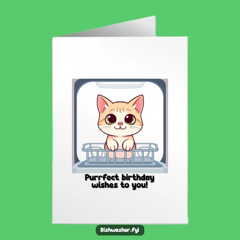 Free Printable Cat Birthday Card - Curious Cat Fun Downloadable Gift