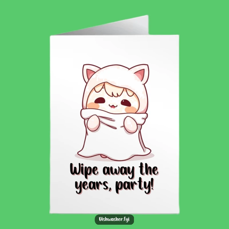 Free Printable Birthday Card: Dishrag Character, Hilarious DIY Downloadable Gift