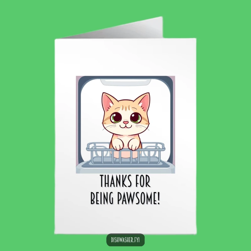 Free Printable Thank You Cat Card - Curious Cat Fun Downloadable Gift