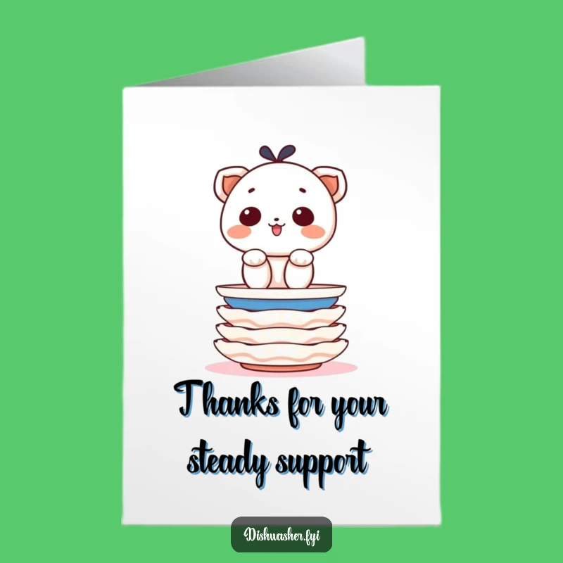 Free Printable Thank You Card: Precise Stacking Character, Orderly Downloadable Gift