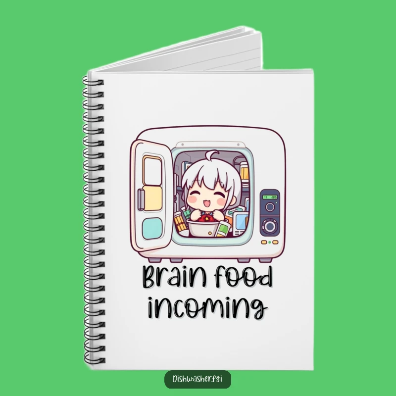 Funny Appliance Loading Character Notebook - Tech Organizer Gift