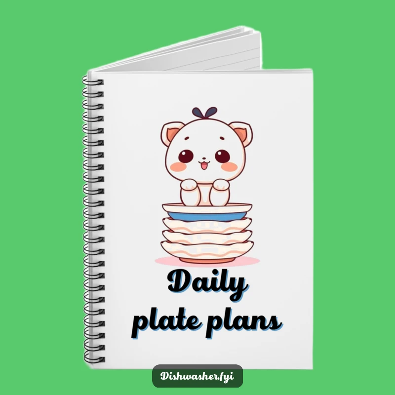 Funny Plate Stacking Character Notebook: Organized Journal, Creative Funny Gift