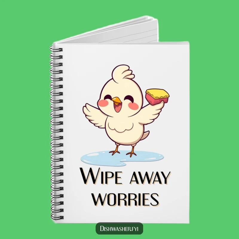 Funny Wiping Bird Notebook: Jot Down Energetic Ideas, A Practical Funny Gift