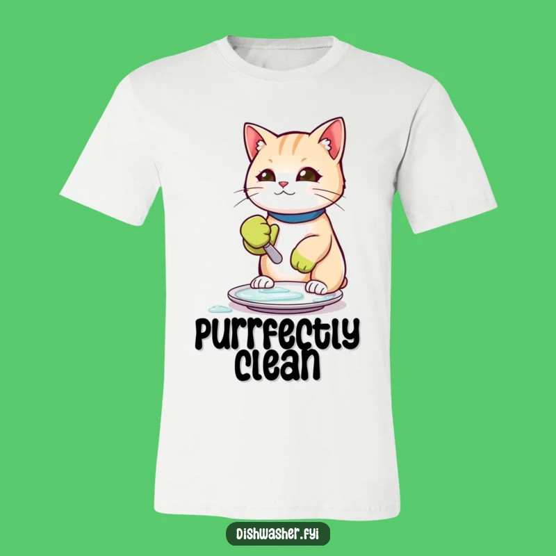 Funny Scrubbing Cat T-Shirt: Unleash Your Inner Clean Freak, A Hilarious Funny Gift