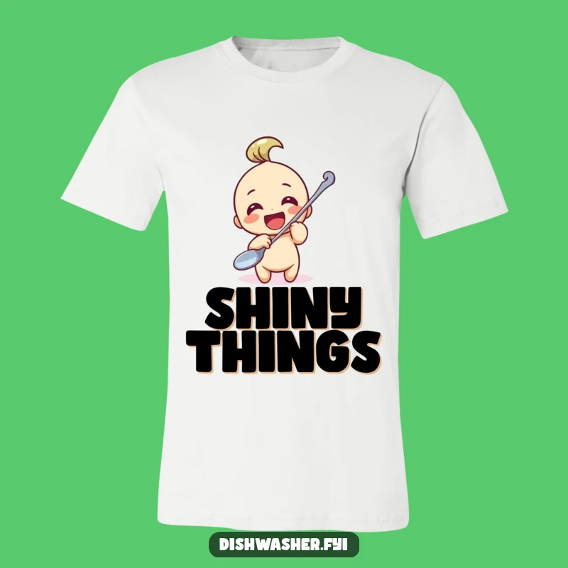 Funny Spoon Polisher T-Shirt: A Character's Obsession for a Hilarious Gift
